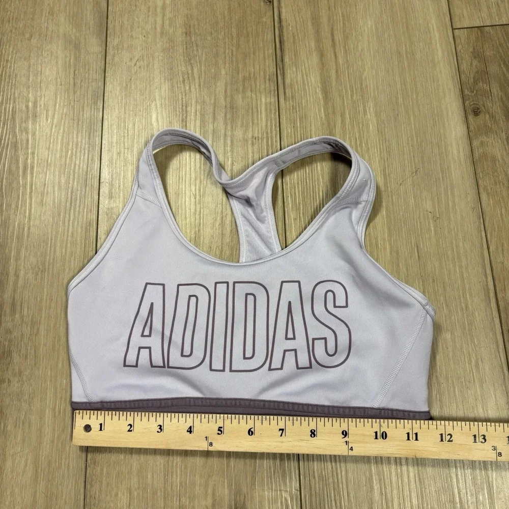 Adidas‎ Purple Logo XSmall Don't Rest Sports Bra Racerback Pullover